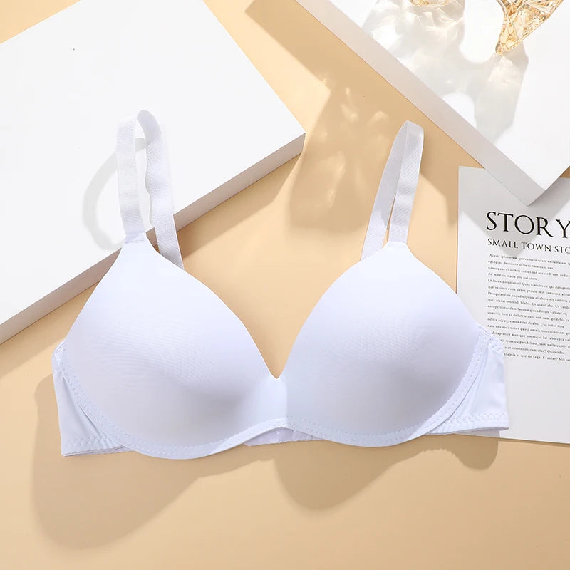 FONETOO Women Seamless Bra Sexy No Wire Push Up Underwear Girls Students Breathable Thin Bras Female's Bra Breathable Gathered