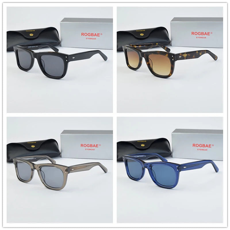 ROGBAE Luxury Sunglasses Designer 0502 Brand Sunglass Men and Ladies Sun glasses Protection Travel High Quatity Eyeglasses uv400