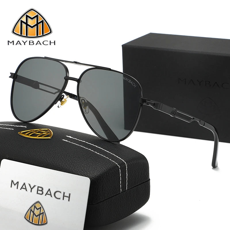 MAYBACH Sunglasses Luxury brand for Men and women Classic Sun Glasses High Quality Eyewears Pilot Goggle UV 400 Protection 527