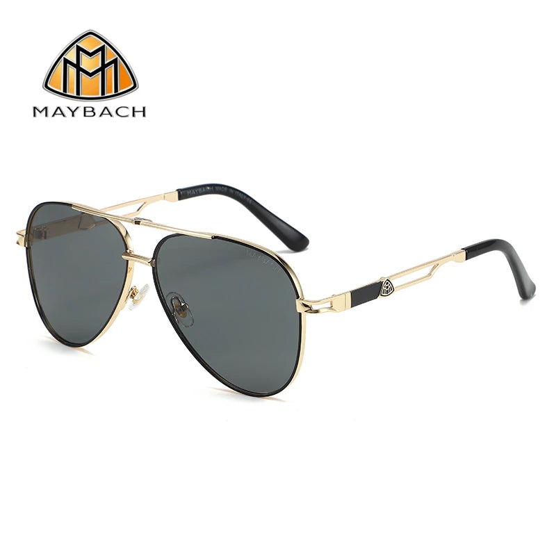 MAYBACH Sunglasses Luxury brand for Men and women Classic Sun Glasses High Quality Eyewears Pilot Goggle UV 400 Protection 527